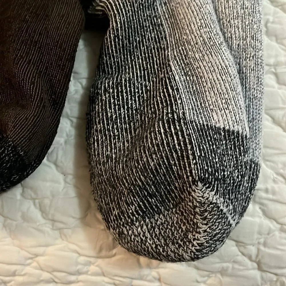 Men's Black and Gray Socks